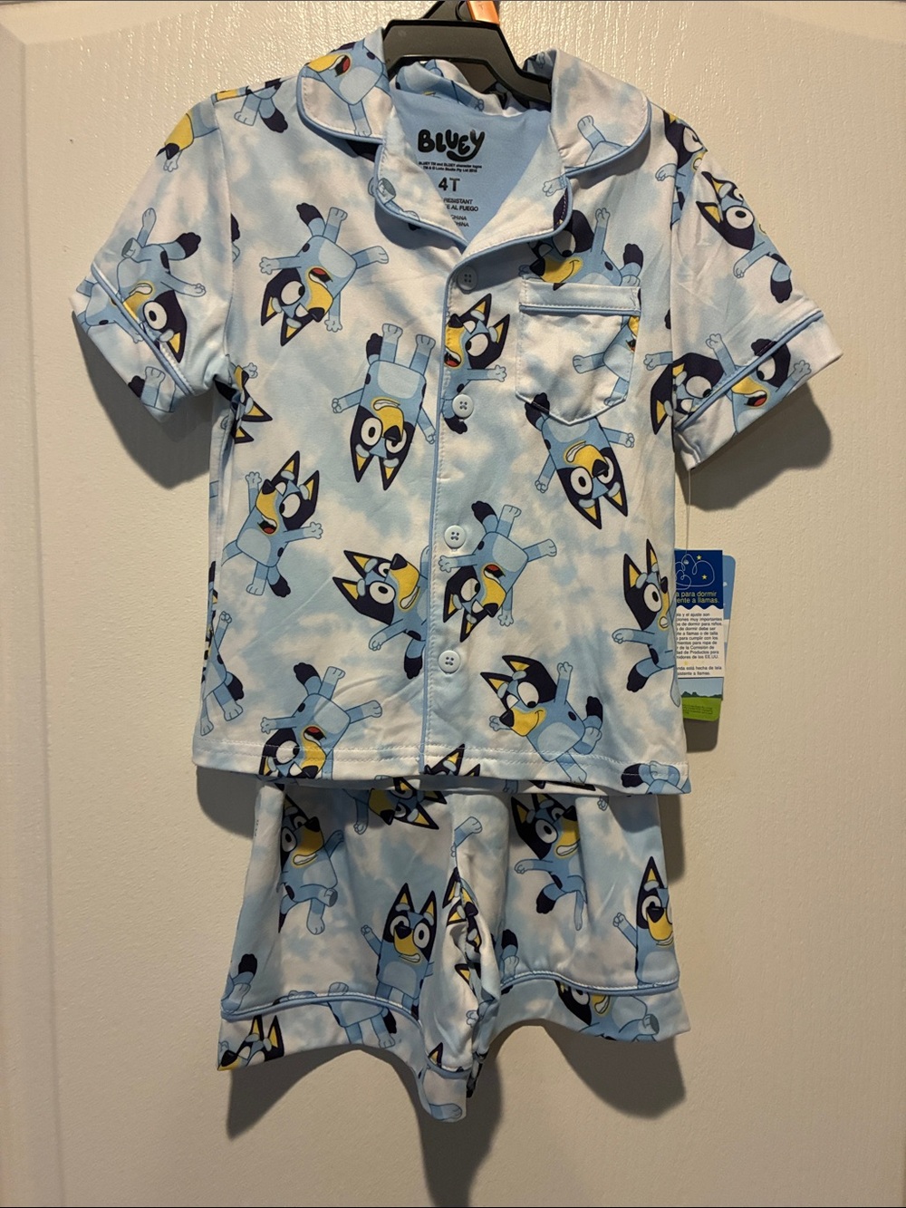 Bluey two piece Kids Pajama Set - 4T